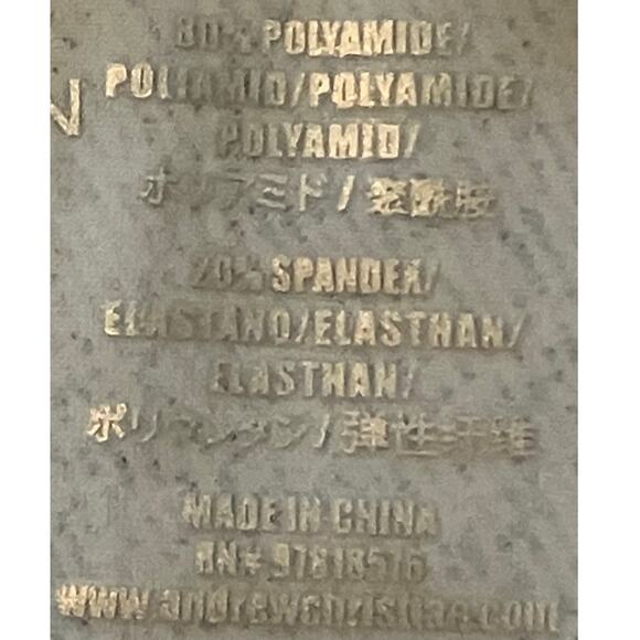 Andrew Christian Stretch Denim Tank Indigo Blue Medium - Picture 5 of 6